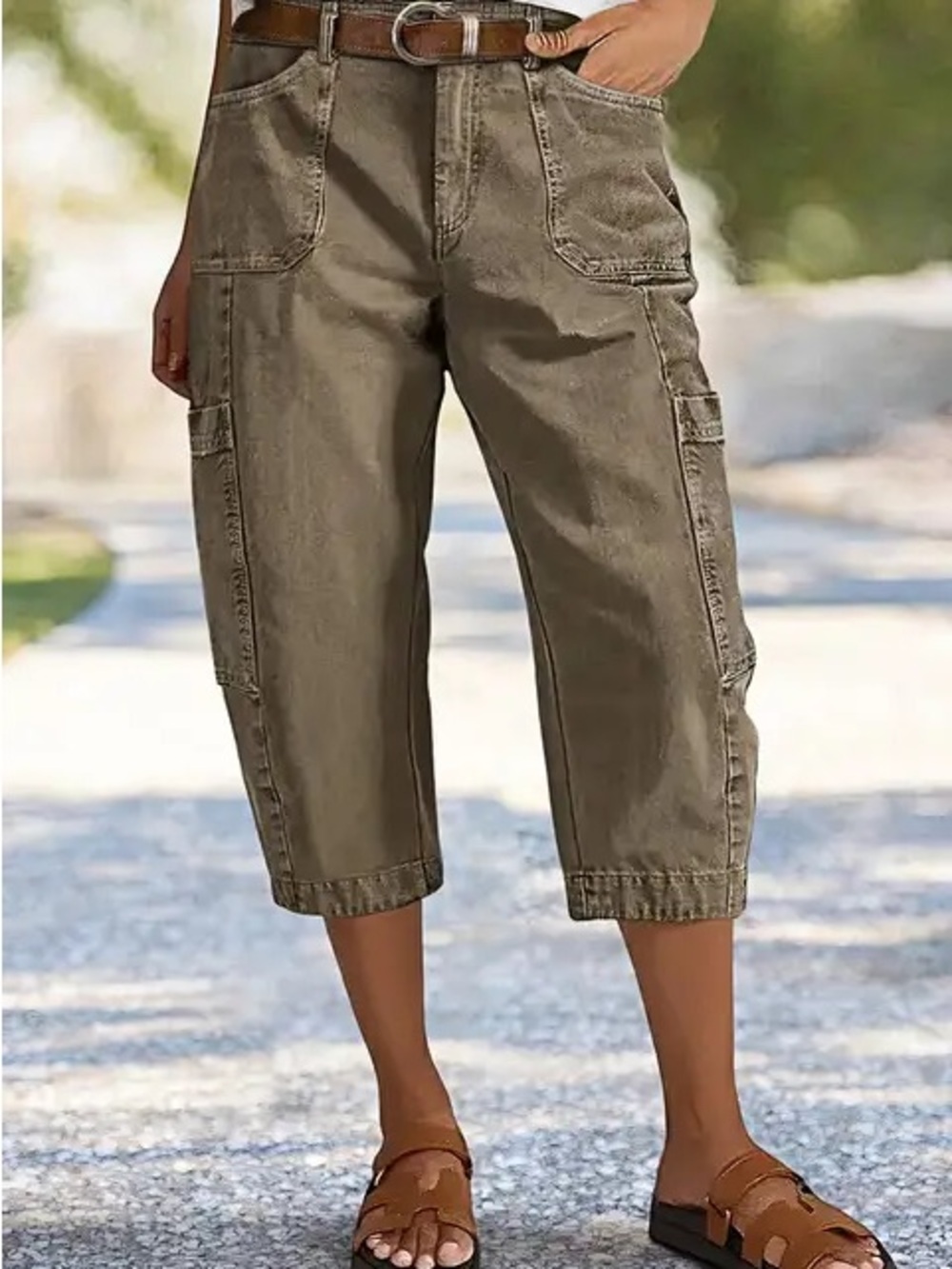 Flamingals Straight Leg Capri Pants 3XL PS12-11